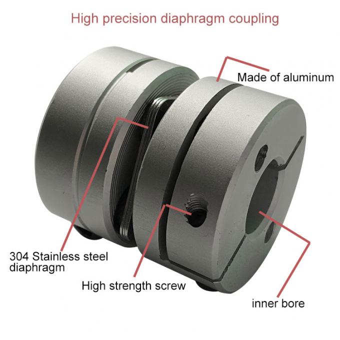 Kẹp chặt khớp nối động cơ CNC hợp kim nhôm khớp nối trục đĩa tròn 3