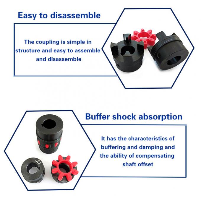 Star Type Rotex 42 Rotex Spider Coupling Gr 42 Insert XL5 With Polyurethane