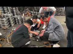 Russian customer to factory inspection custom gear coupling quality