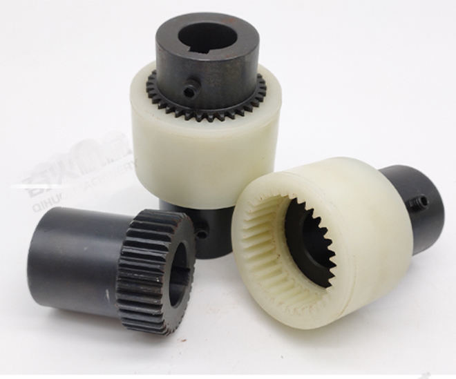 Nylon Jacketed Inner Gear Tooth Coupling Industrial Stainless Steel