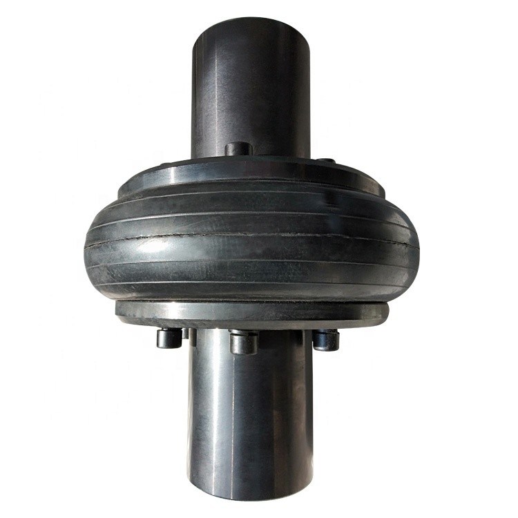 Durable Rubber Tire Coupling Flexible Tyre Coupler Black Color LB TYRE